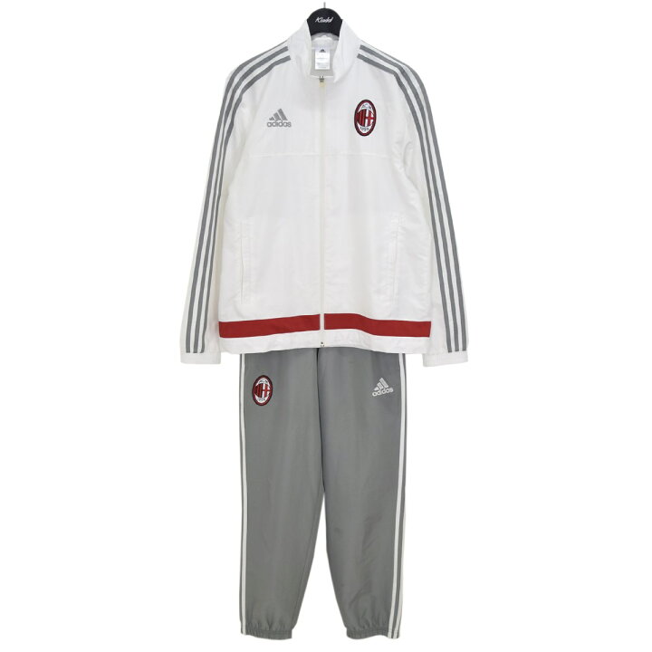 楽天市場】【中古】adidas ACミラン ジャージセットアップ ホワイト 