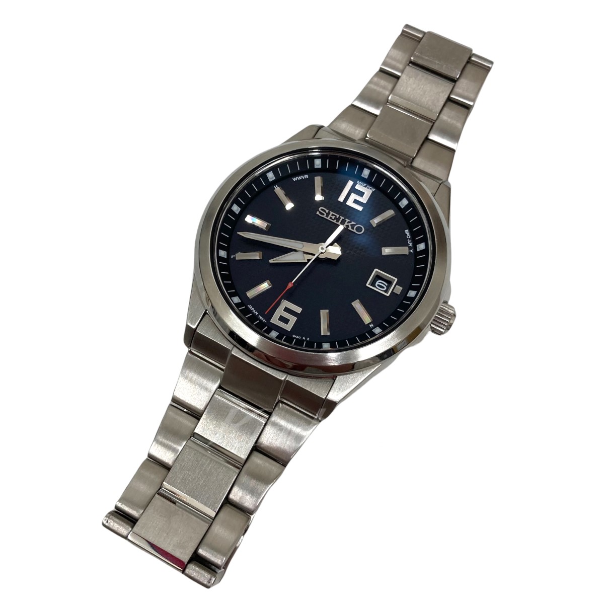 カラーにつ SEIKO 腕時計 シルバー （セイコー）：ブランド古着のカインドオル SBTM307 します