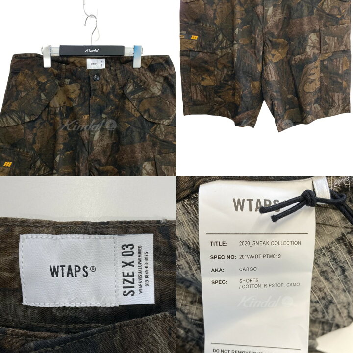 楽天市場】【中古】WTAPS 20ss CARGO SHORTS． COTTON．RIPSTOP．CAMO 
