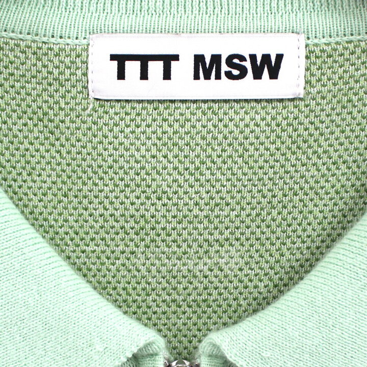 楽天市場】【中古】TTT MSW21SS FLOWER HALF ZIP CARDIGAN フラワー 