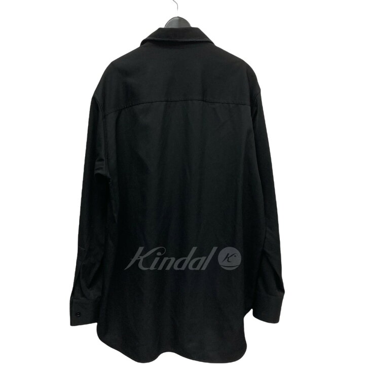 楽天市場】【中古】JIL SANDER 20SSタッセルウールシャツ ブラック 