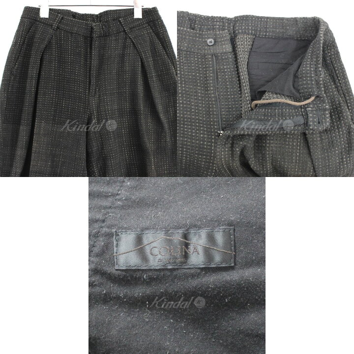 楽天市場】【中古】COLINA Garabo lite Sashiko W-Tuck Pants ZAKURO 