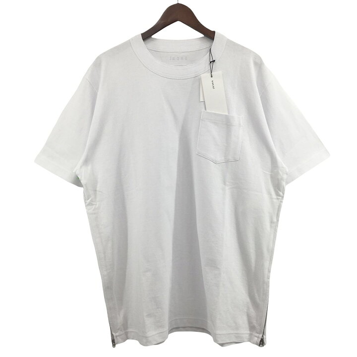 楽天市場】【中古】sacai 21SS Side Zip Cotton T-Shirt ロゴ サイド 