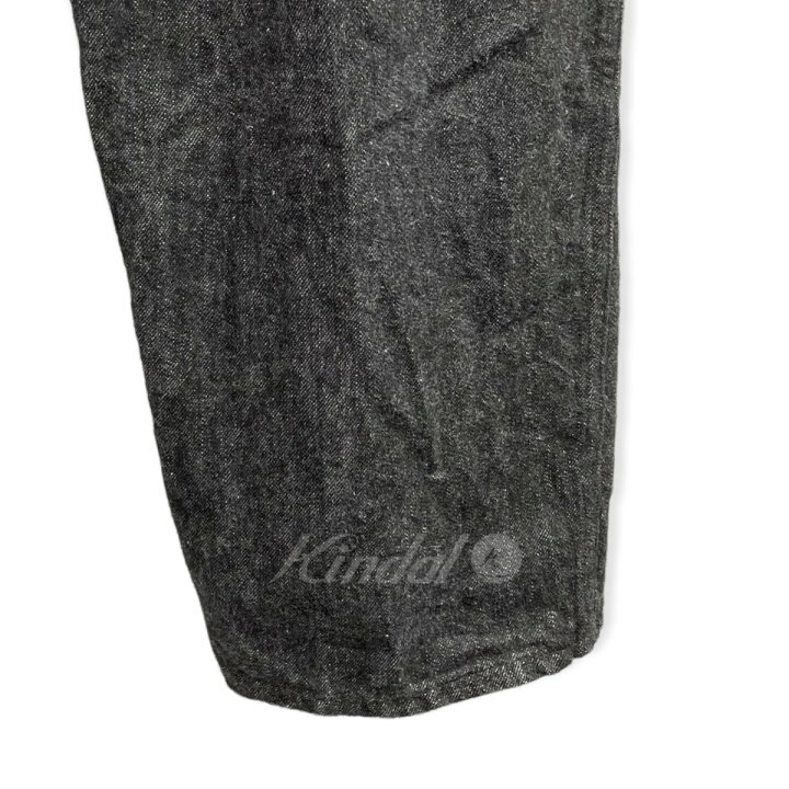 楽天市場】【中古】COMOLI 22SS ベルテッドデニムパンツ ブラック サイズ：1 【110422】（コモリ） : ブランド古着のカインドオル