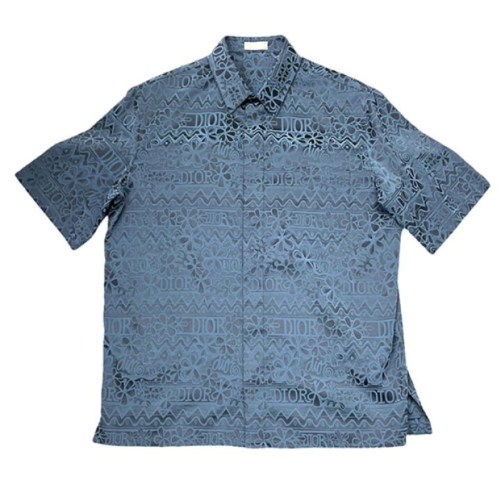 楽天市場】【中古】Dior × SHAWN STUSSY 2020SS 総柄ロゴ シルク 半袖 