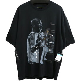 【中古】TRAVIS SCOTT×NIKE AIR JORDAN　19AW M J NRG TS TEE CJ9059-010ジョーダンフォトTシャツ ブラック サイズ：M(ルーズフィット) 【010522】（トラヴィススコット ナイキ エアジョーダン）