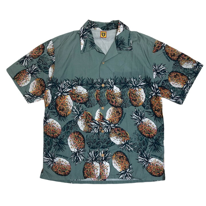 楽天市場】【中古】HUMAN MADE PINEAPPLE ALOHA SHIRT パイナップル 