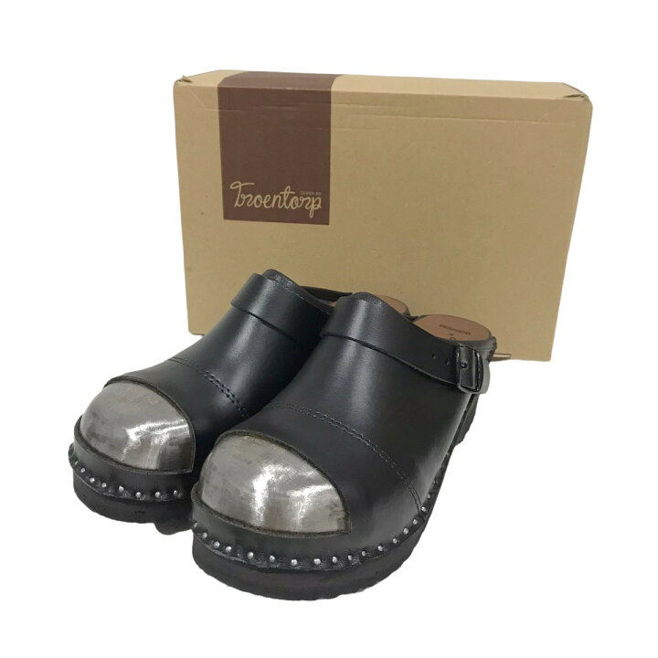 トロエントープ needles ヒョウ柄 サボサンダル 金具付き 物臭 