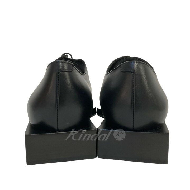楽天市場】【中古】BALENCIAGA スクエアトゥダービーシューズ ブラック 
