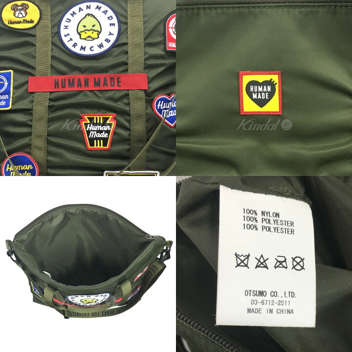 楽天市場】【中古】HUMAN MADE希少 22SS Badge Helmet Bag バッジ 