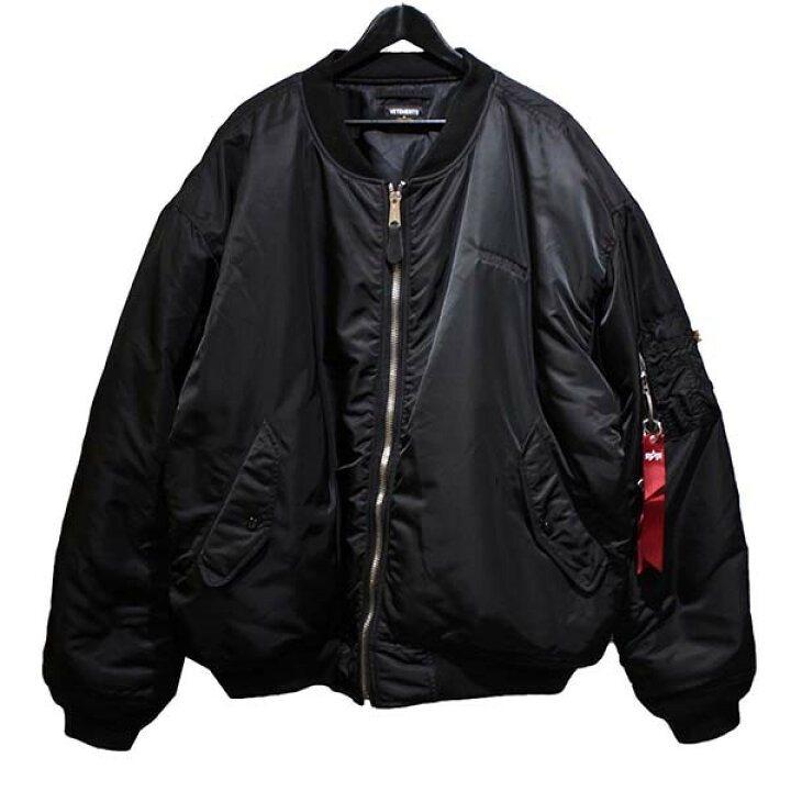 楽天市場】【中古】VETEMENTS × ALPHA OVERSIZED ANGEL BOMBER 