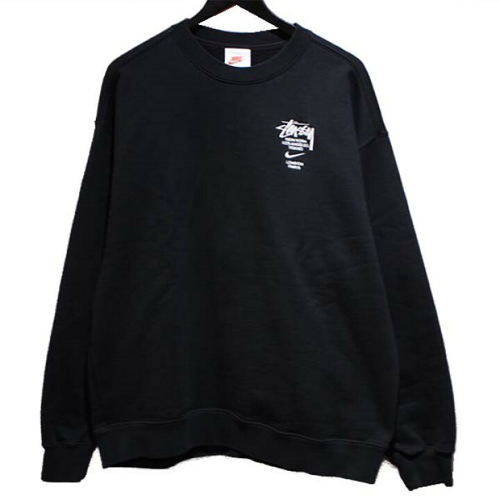楽天市場】【中古】NIKE × STUSSY 21SS Fleece Crew Sweatshirt  