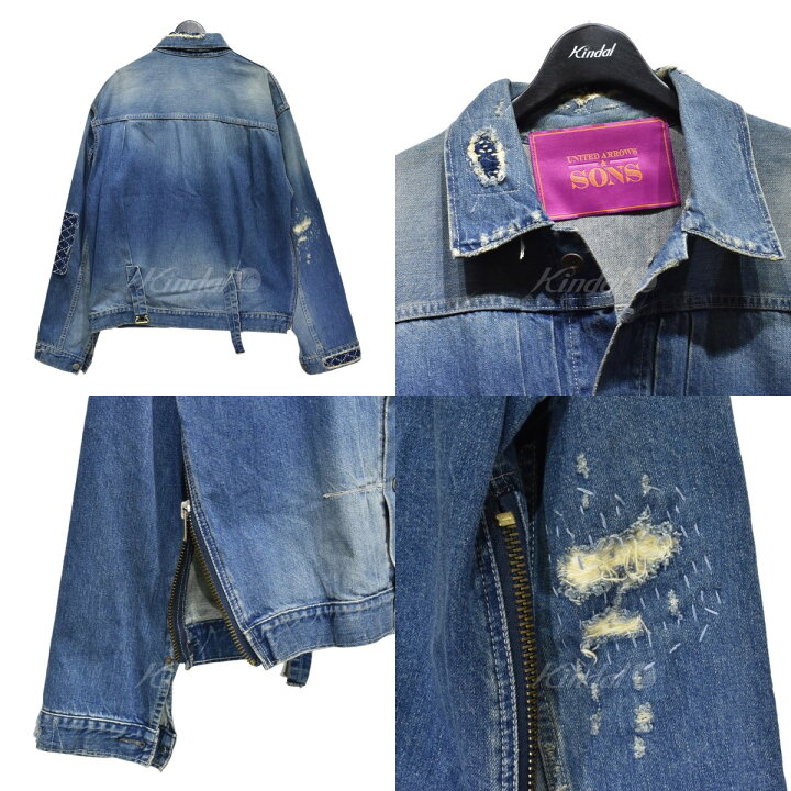楽天市場】【中古】UNITED ARROWS ＆ SONS 刺し子デニムジャケット 