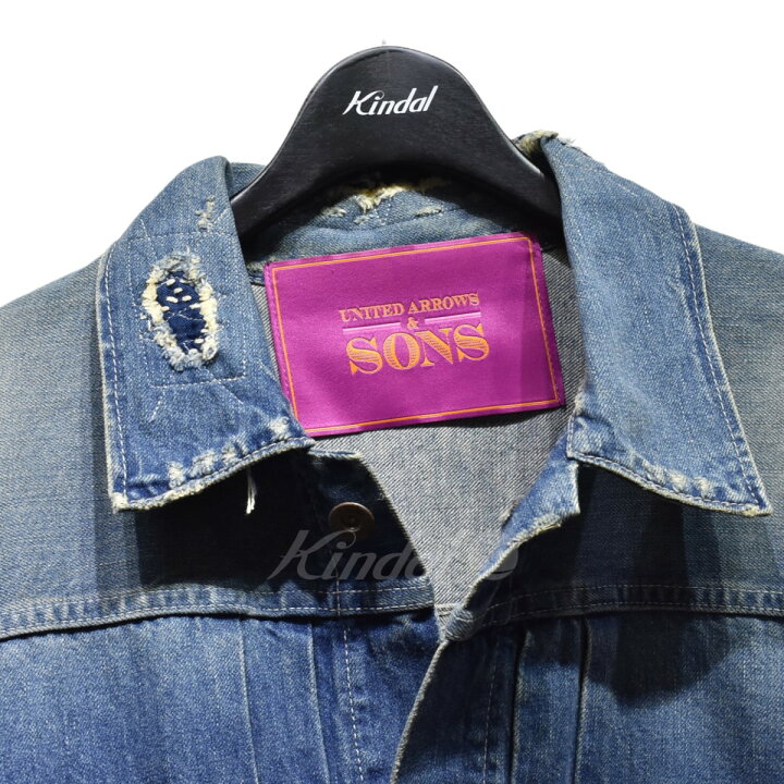 楽天市場】【中古】UNITED ARROWS ＆ SONS 刺し子デニムジャケット 