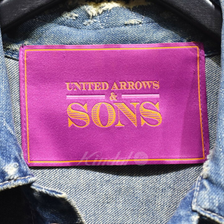 楽天市場】【中古】UNITED ARROWS ＆ SONS 刺し子デニムジャケット 