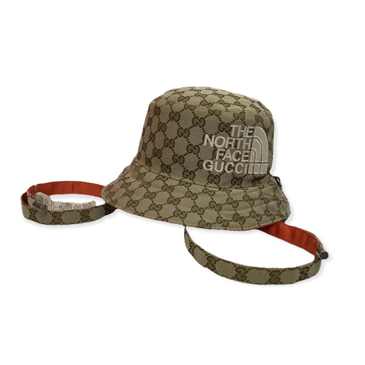 楽天市場】【中古】GUCCI×THE NORTH FACE 22SS GGキャンバスバケット 