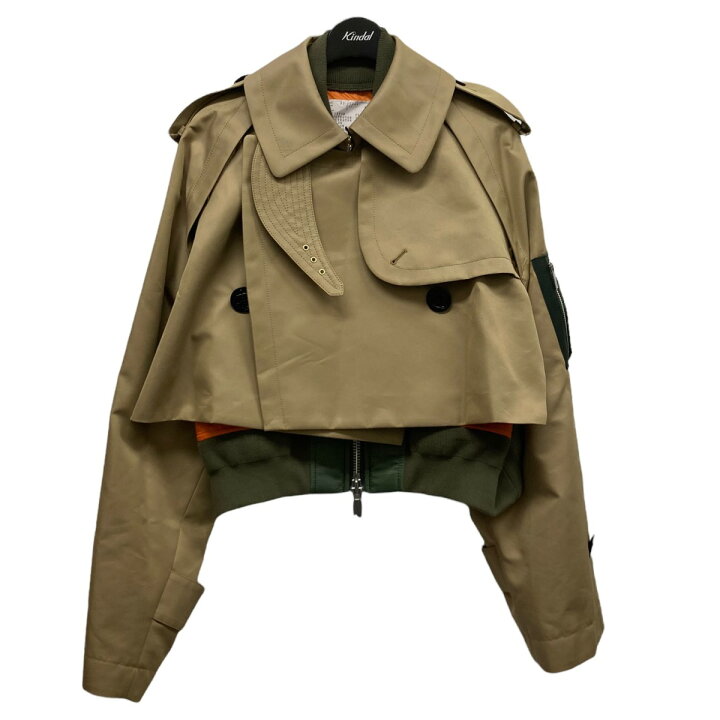 楽天市場】【中古】sacai 22SS「Cotton Gabardine Mix Blouson 