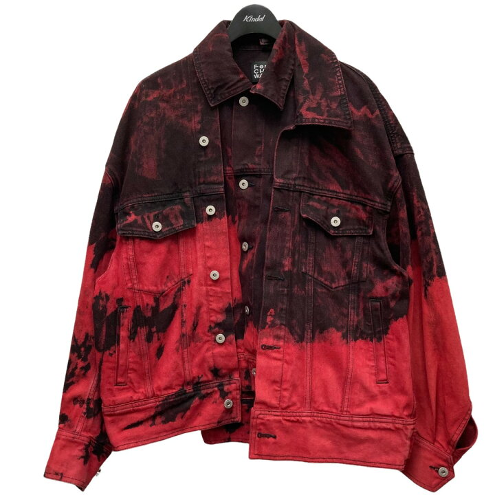 楽天市場】【中古】feng chen wang20AW タイダイデニムジャケット 