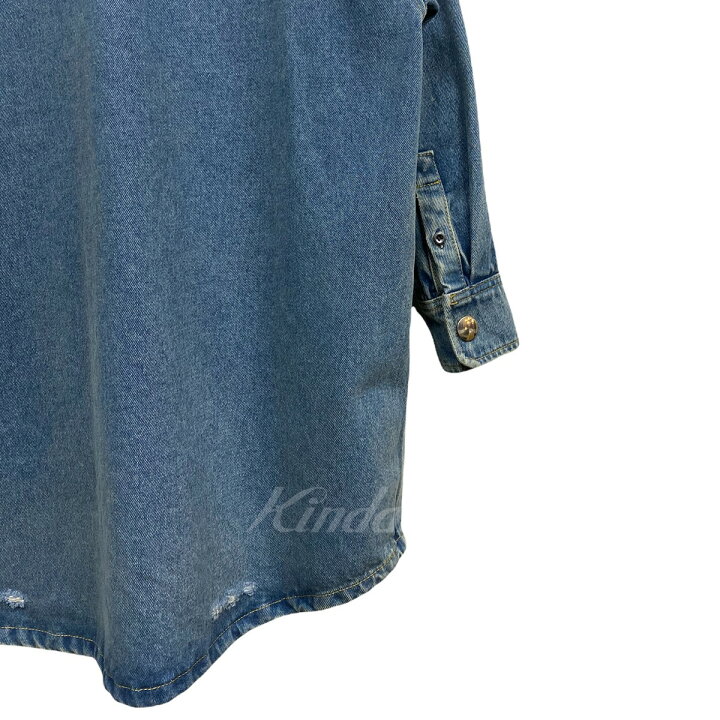 楽天市場】【中古】PRADA 21AWオーガニックデニムシャツ オーバーサイズウォッシュドUSED加工シャツジャケット インディゴ サイズ:36(オーバーサイズ) 【130722】(プラダ) : ブランド古着のカインドオル 楽天市場】【中古】PRADA 21AWオーガニックデニムシャツ オーバーサイズウォッシュドUSED加工シャツジャケット インディゴ サイズ:36(オーバーサイズ) 【130722】(プラダ) : ブランド古着のカインドオル