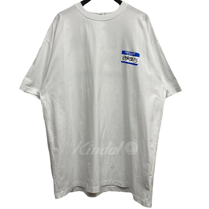 楽天市場】【中古】VETEMENTS 21AW Hello My name is VETEMENTS T 