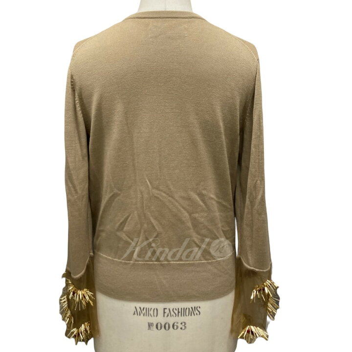 楽天市場】【中古】TOGA ARCHIVS×H＆M シースルービジュー付きニット TOGA h&m ビジューニット