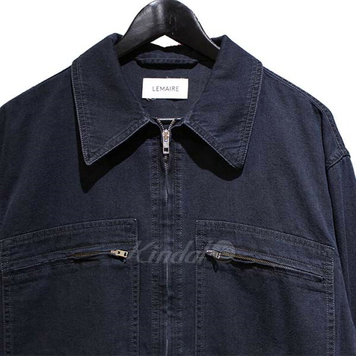 楽天市場】【中古】LEMAIRE ZIPPED OVERSHIRT ジップアップ 長袖シャツ 