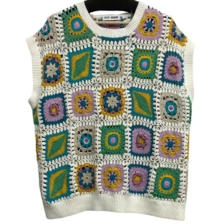 TTT MSW 22SS Handmade Pullover Knit vest 