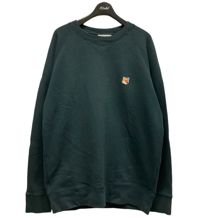 楽天市場】【中古】MAISON KITSUNE ロゴパッチスウェット グリーン 