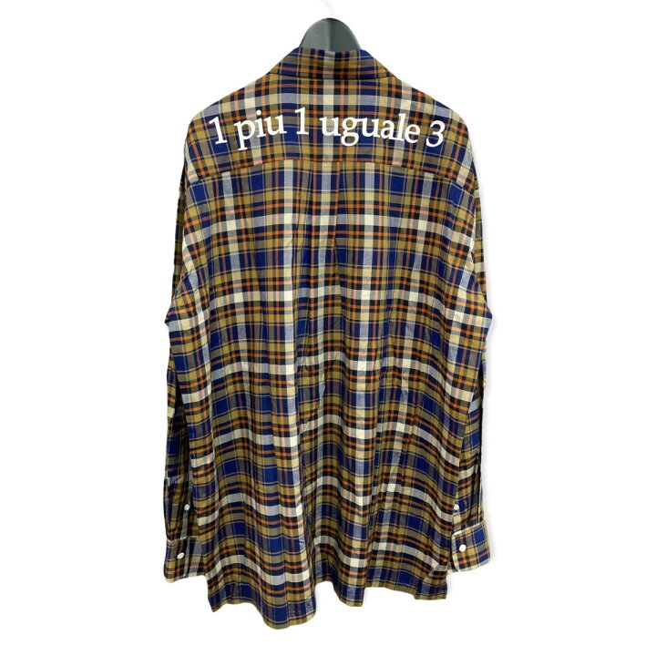 楽天市場】【中古】1piu1uguale3「BIG CHECK SHIRTS」チェックシャツ 