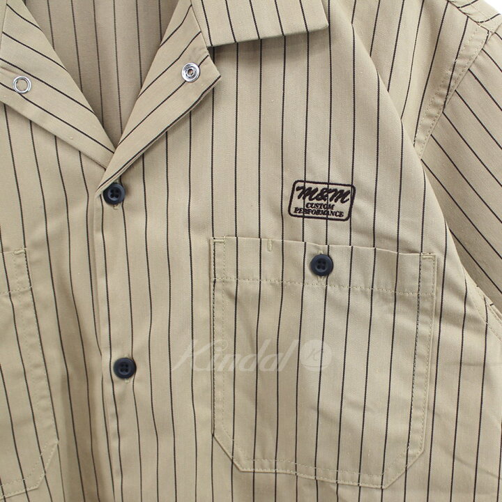 楽天市場】【中古】m＆m custom performance STRIPE WORK SHIRT 