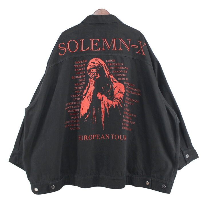 楽天市場】【中古】RAF SIMONS22SS Oversized Solemn-X denim jacket  