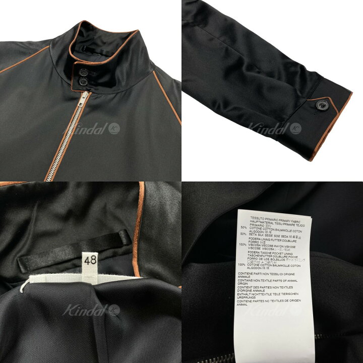 楽天市場】【中古】Maison Margiela コットンシルク ハリントン 