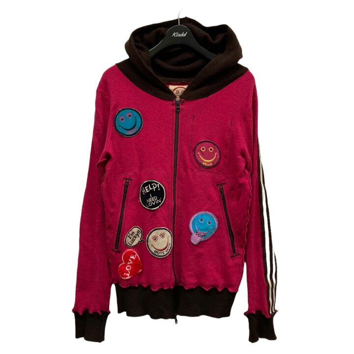 楽天市場】【中古】A LOVE MOVEMENT ワッペンカシミヤパーカー ピンク 