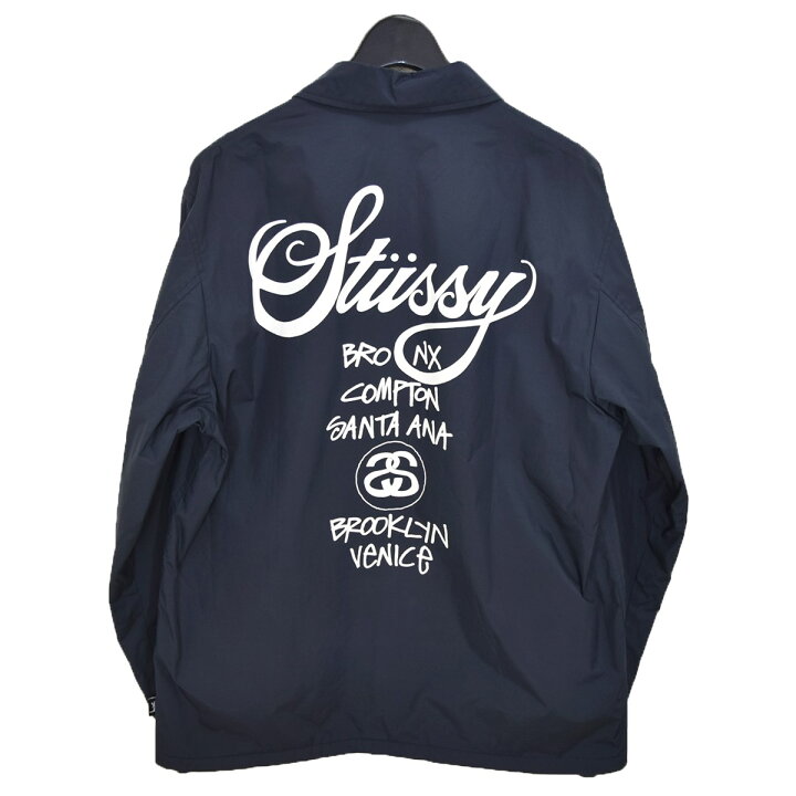 楽天市場】【中古】Stussy WORLD TOUR COACH JACKET ワールドツアー 