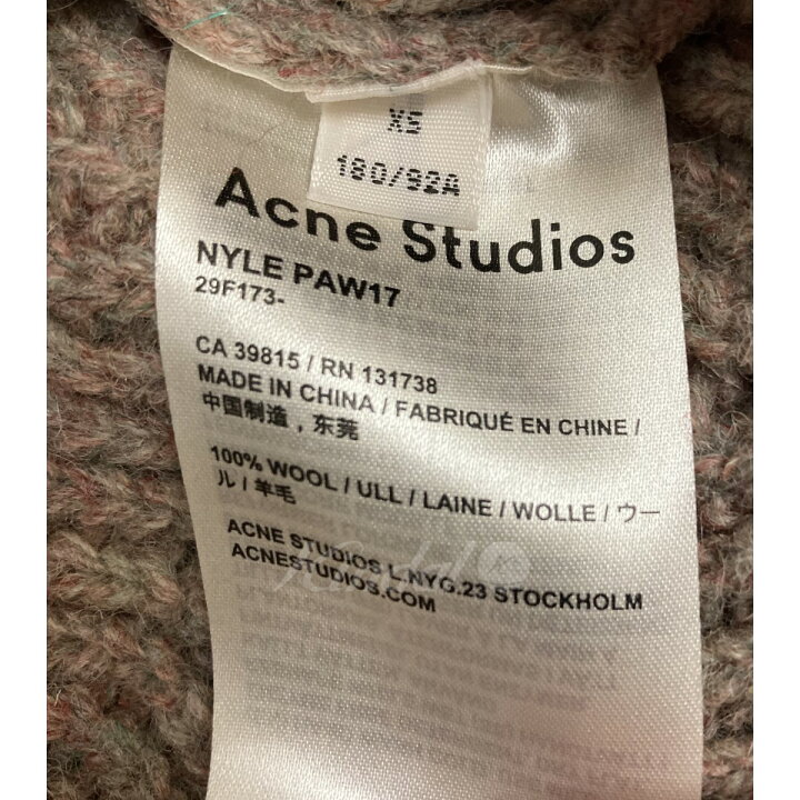 楽天市場】【中古】ACNE STUDIOS「Nyle paw 17」 ローゲージクルー 