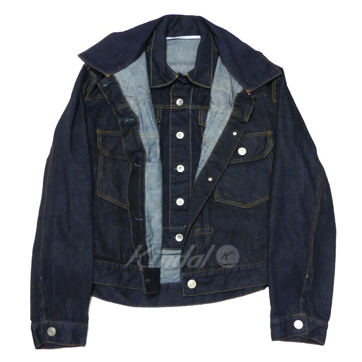 楽天市場】【中古】sacai 20SS ダブルレイヤード デニム ジャケット G 