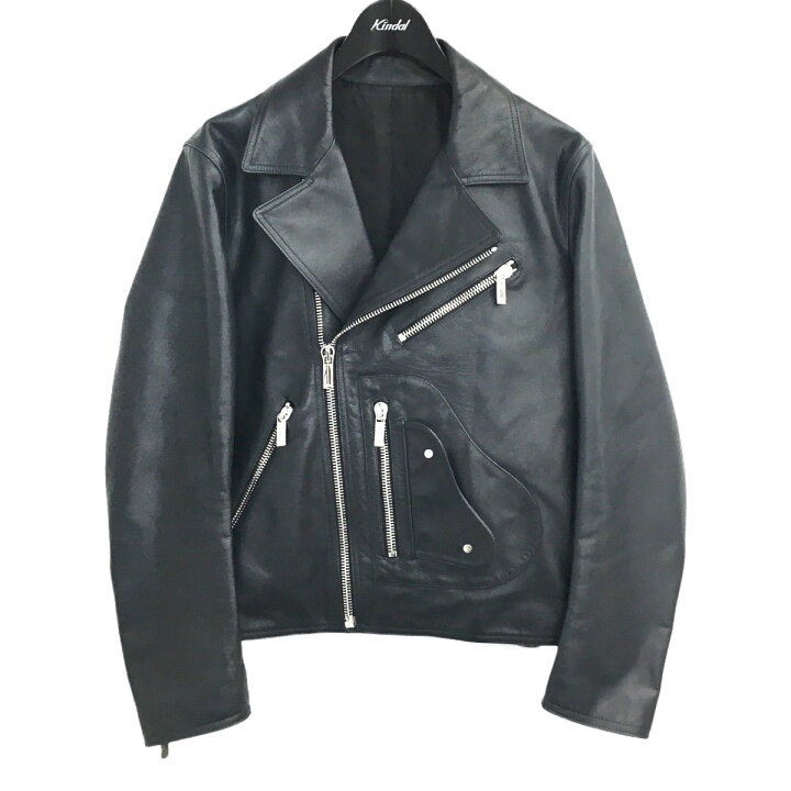 楽天市場】【中古】Dior サドルポケットレザーライダースジャケット  