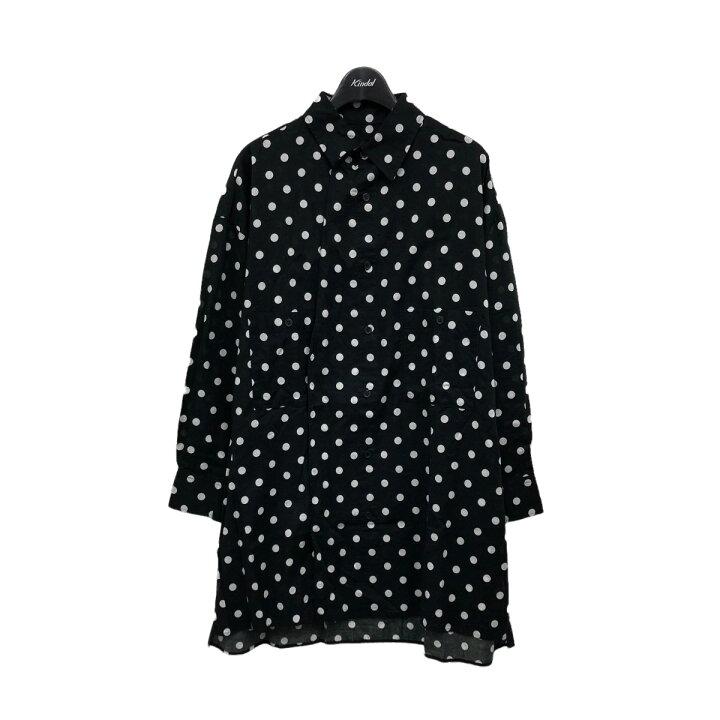 楽天市場】【中古】yohji yamamoto+Noir ドットロングシャツ ブラック 