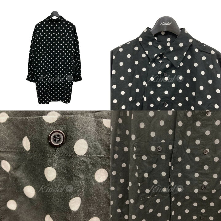 楽天市場】【中古】yohji yamamoto+Noir ドットロングシャツ ブラック 