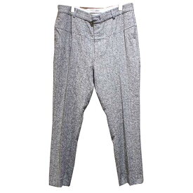 【中古】TOM WOODSUIT PANT スーツ パンツ コットン スラックス グレー サイズ：50【価格見直し】