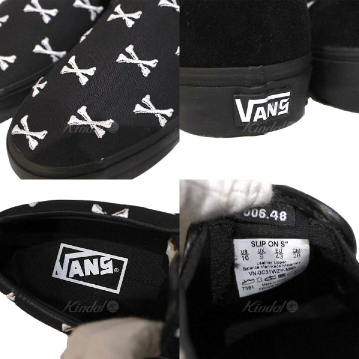 楽天市場】【中古】WTAPS × VANS SLIP ON CROSSBONE クロスボーン 
