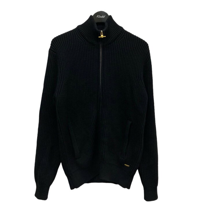 楽天市場】【中古】dunhillエルボーパッチドライバーズニット ブラック 