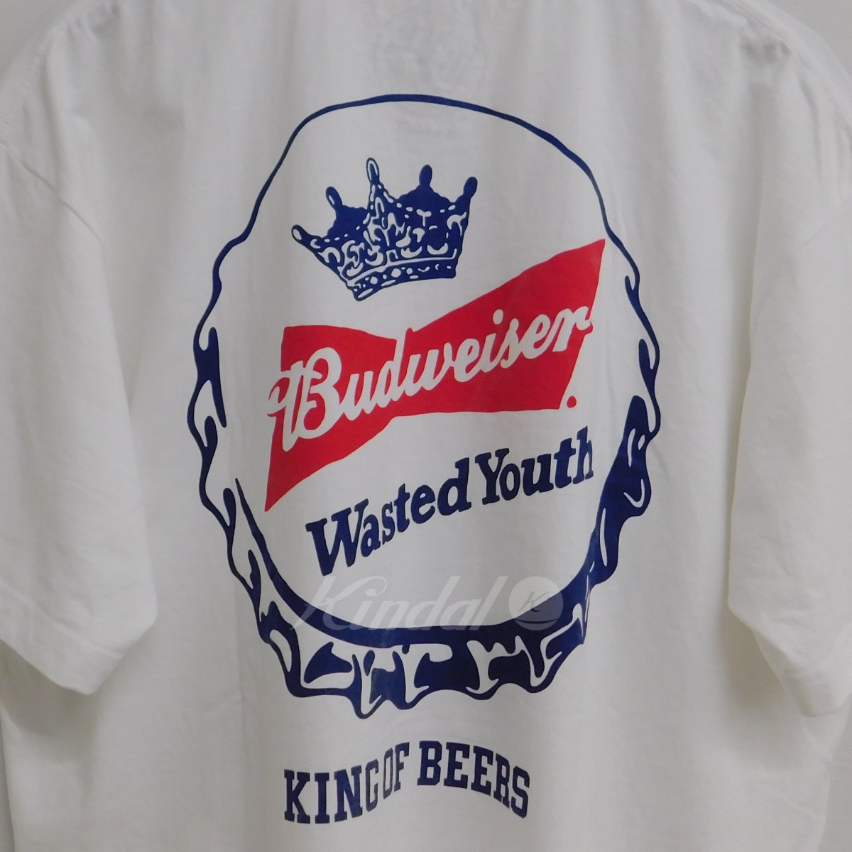 楽天市場】【中古】wasted youth Budweiser Tシャツ ホワイト サイズ 