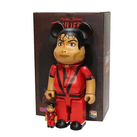 【中古】MEDICOM TOY　BE@RBRICK × Michael Jackson Red Jacket 100％＆ 400％ レッド サイズ：100％ ＆ 400％ 【160822】（メディコムトイ）