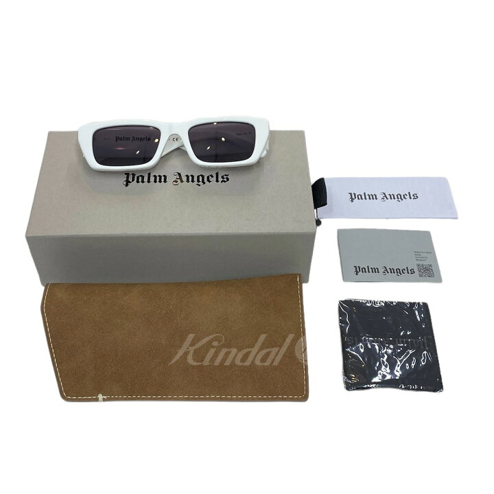 楽天市場】【中古】Palm Angels スクエアフレームサングラス ホワイト 