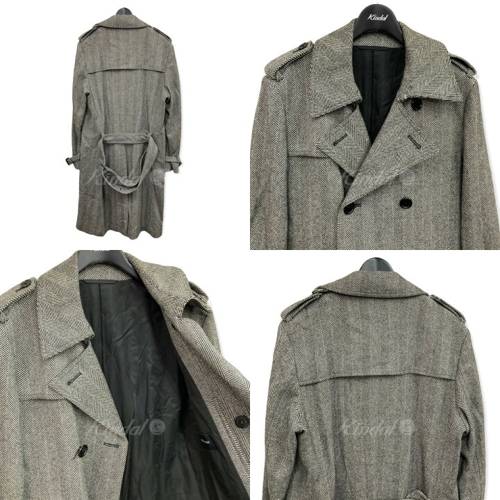 楽天市場】【中古】Lithium homme ウールカシミヤトレンチコート 
