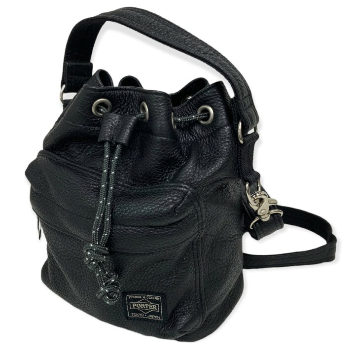 楽天市場】【中古】PORTER 「センシュアスバルーンサック」レザー巾着 