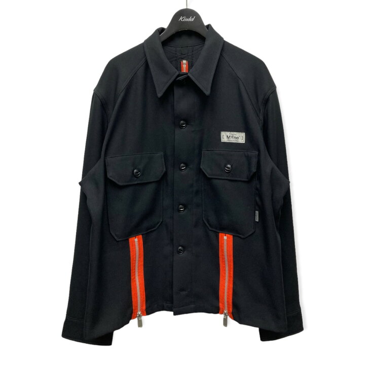 楽天市場】【中古】MYNE 「zip jacket shirts」ジップミリタリーシャツ  