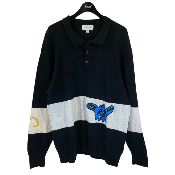 楽天市場】【中古】XANDER ZHOU 20SS ニットポロシャツ ブラック 