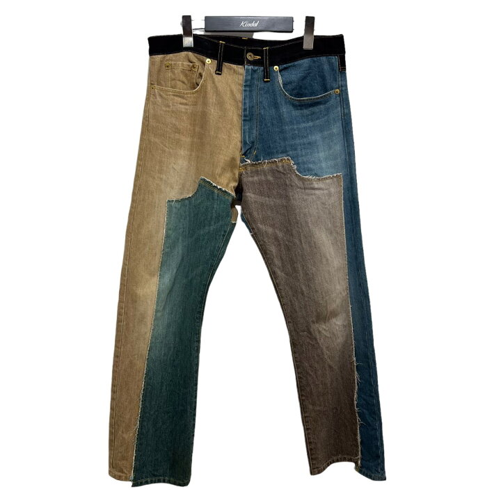 楽天市場】【中古】KHOKI 21AW「Y Denim Pants」再構築デニムパンツ  